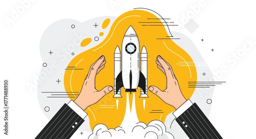 Back to School Collection Students Reading and Learning Illustrations