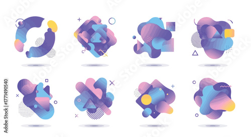 Back to School Collection Students Reading and Learning Illustrations