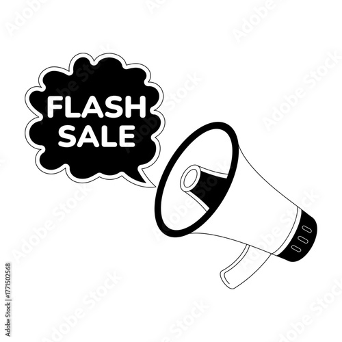  A sketchy style illustration showing advertisement