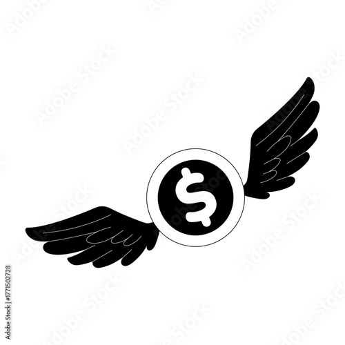 Hand drawn style illustration depicting financial freedom
