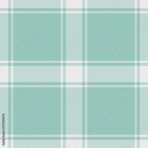 Front tartan textile seamless, structure check vector plaid. Graph texture pattern fabric background in pastel and white colors.