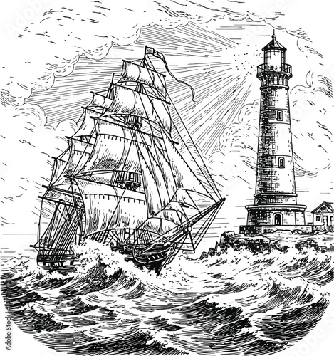 Menacing dark fantasy creature silhouette with sharp teeth roaring fiercely against a shadowy background for horror themes