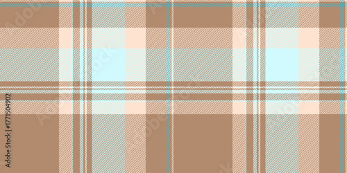 Rural vector tartan texture, revival pattern seamless plaid. Indian background fabric check textile in light and orange colors.