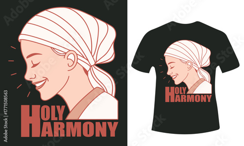 Festive christmas illustration with traditional holiday elements and vibrant colors