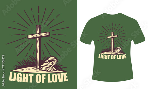 Festive christmas illustration with traditional holiday elements and vibrant colors