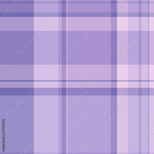 Picnic blanket pattern plaid tartan, platform check seamless texture. Autumn background vector textile fabric in light and indigo colors.