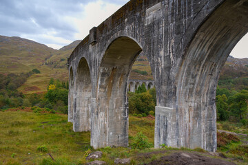 Keuken achterwand Glenfinnanviaduct Bogen van Glenfinnan viaduct in Schotland  © Alejandro
