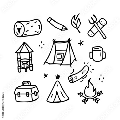 A black and white image of a cat sitting on a wooden floor