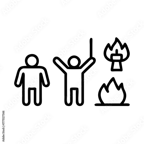 A black and white image of a person in a white shirt