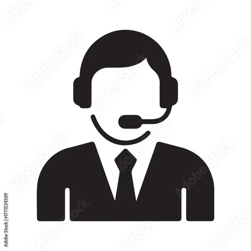 Customer Support Chat Assistance Icon