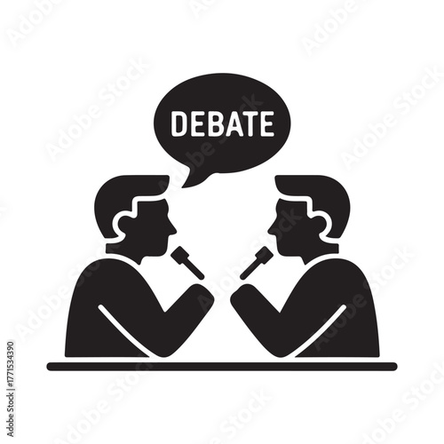Debate Public Discussion Icon