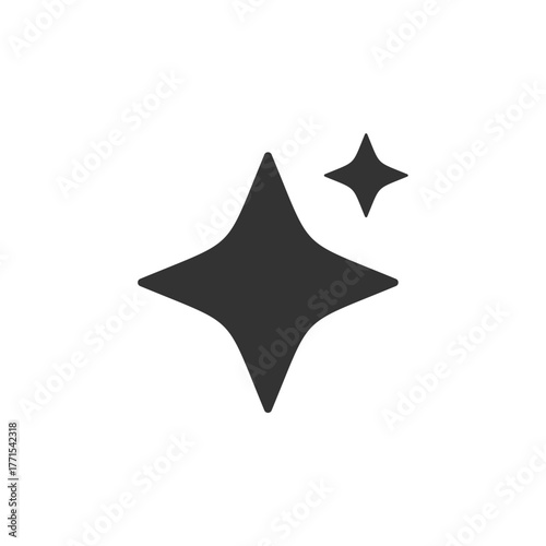 Artificial intelligence sign. Generate AI user interface. AI enters by command prompt to generate ideas. Icon element for apps, and websites