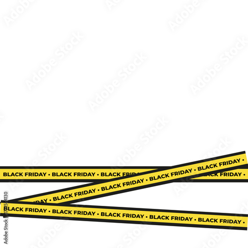 Black Friday Sale Tape Yellow and Black