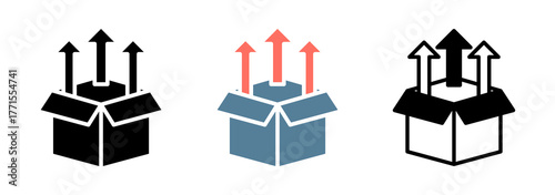 Product Release Icon Collection Set  Glyph & Mixed Style  