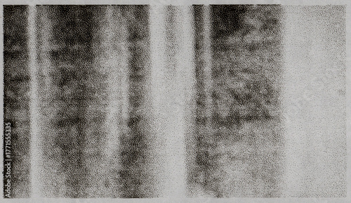 High-resolution scan of a thermal paper misprint with visible halftone texture and soft gradient noise.