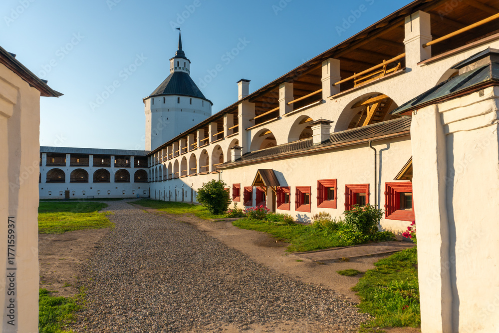Fototapeta premium Ancient Walls of Kirillo-Belozersky Monastery