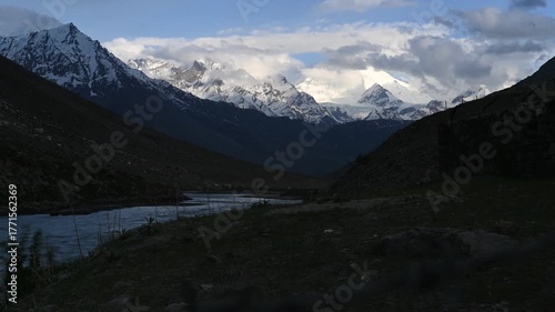 Majestic Mountain Landscape Time-Lapse