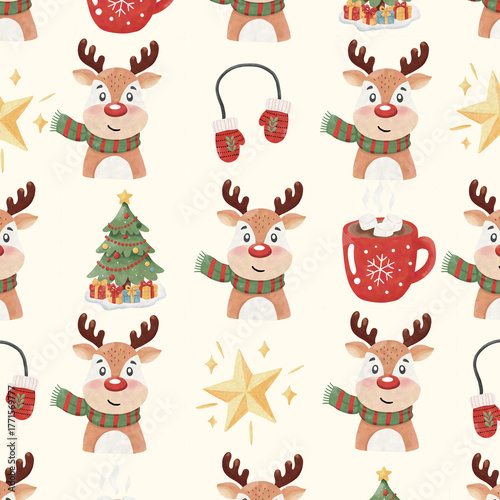 christmas seamless pattern