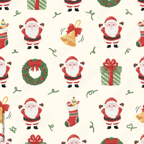 christmas seamless pattern
