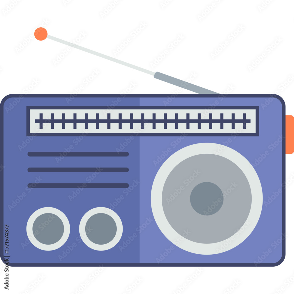 Fototapeta premium Radio Icon