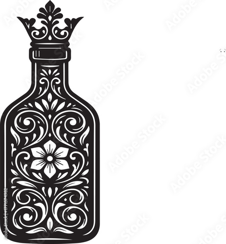 vintage wine bottle