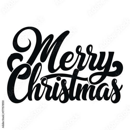 Merry Christmas typography  SVG design for T shirt. Christmas special T shirt .  