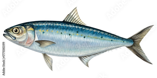 Sardines PNG Realistic Small Fish Isolated on Transparent Background
