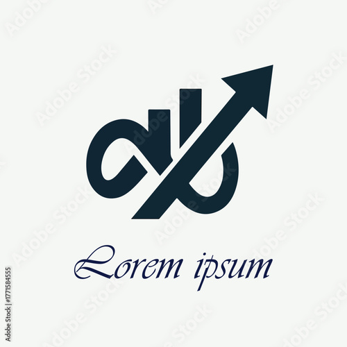 Minimal trading icon, finance logo design, stock market symbol, investment icon, modern trading vector, business logo, financial graph emblem, minimalistic trading logo, market analysis icon