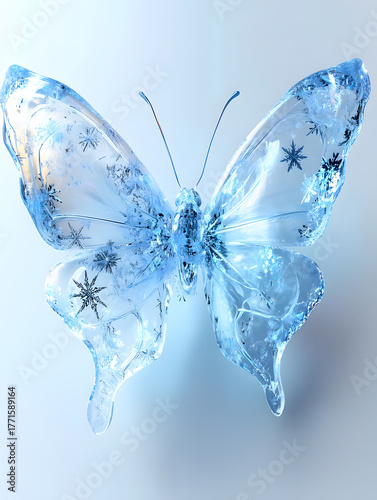 Ice Crystal Butterfly