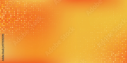 Abstract simple dotted orange gradient vector background abstract