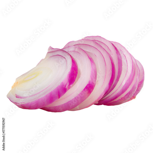 sliced red onion