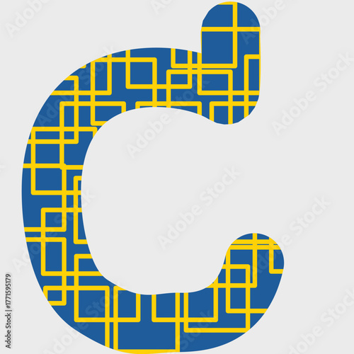 ABC, font, write, text, hand drawn, damask letter C,letter, C,flower