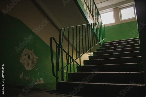 Stairs in an old house