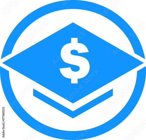 dollar icon vector illustration