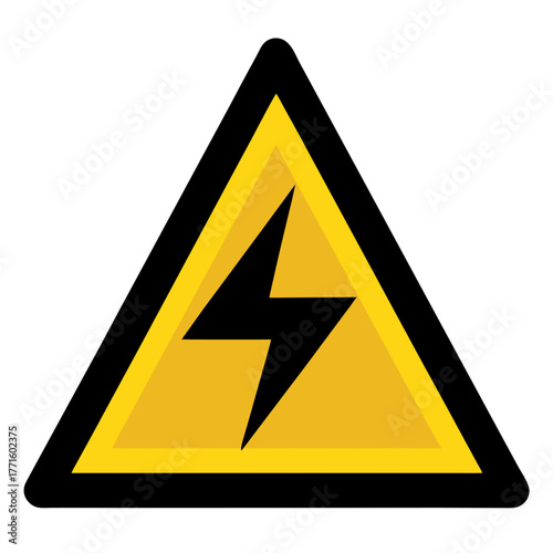 high voltage warning sign