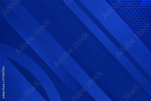 Dynamic layered blue abstract background smooth diagonal lines flowing motion gradient