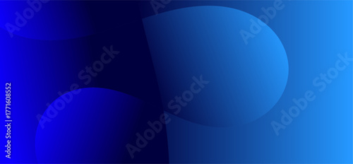 Fluid blue gradient with soft curves