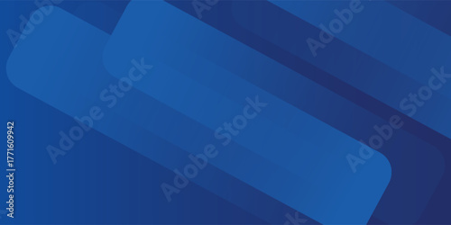 Abstract blue background with glowing geometric lines. Modern blue gradient square shape design. Futuristic technology concept. Suit for brochure, corporate, website, poster, banner, cover modern