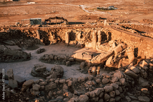 Pre-pottery neolithic archaeological site of Karahan Tepe near Sanliurfa, Turkey