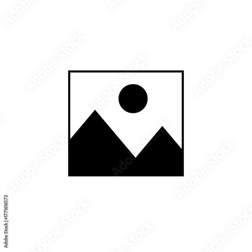 Image Picture Photo Symbol Icon. ( original illustration, not AI Generated ).