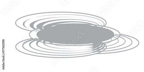 The stylized height of the topographic contour in lines and contours. The concept of a conditional geography scheme and the terrain path. Ultra wide size