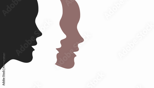  female community women's history month colorful illustration