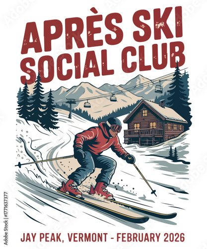 apres ski social club hiking design