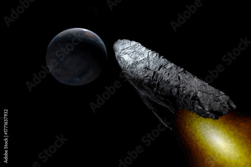 3I/ATLAS, or C/2025 N1 (ATLAS), is an interstellar comet that is passing through our Solar System.