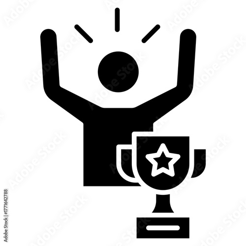 Winner Glyph Icon