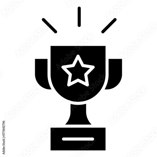 Trophy Glyph Icon