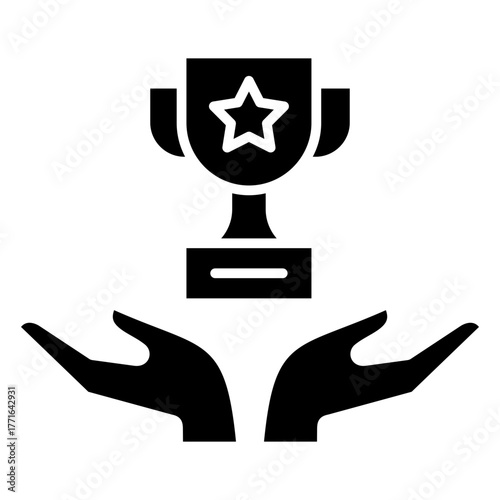 Win Money Glyph Icon