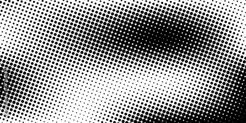 grunge Halftone white and black dots pattern and black gradient grunge texture background. Dotted line comic sport style vector illustration