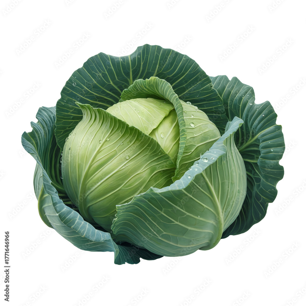 Obraz premium cabbage isolated 