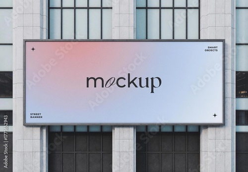 Street Banner Mockup